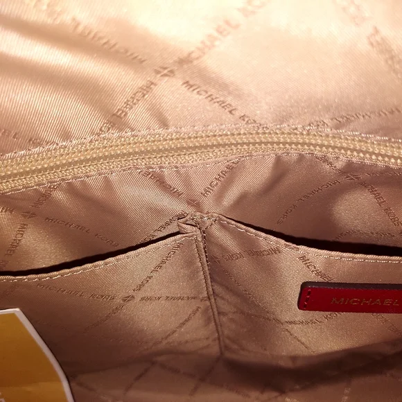 NWT Michael Michael Kors Lg TZ Satchel "CIARA" w/ matched  Wallet - Picture 3 of 10